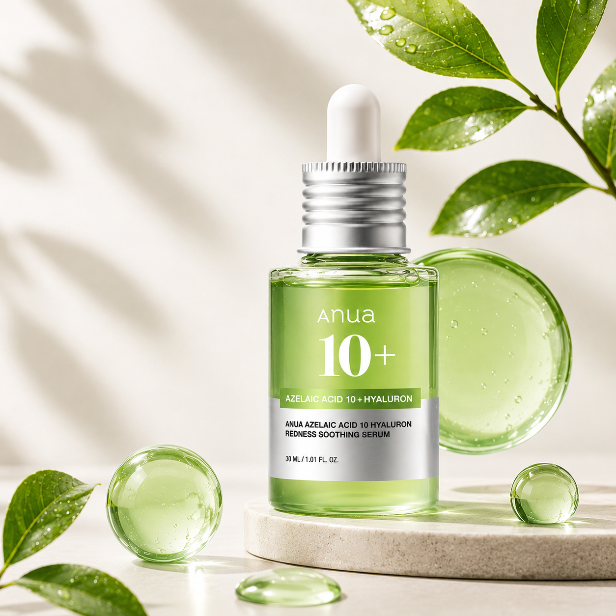 ANUA CALMA™  Sérum Calmante de Ácido Azelaico 10% + Hialurónico